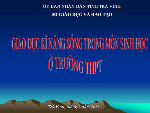 Bồi dưỡng CM Sinh " KNS" Bài 1,2