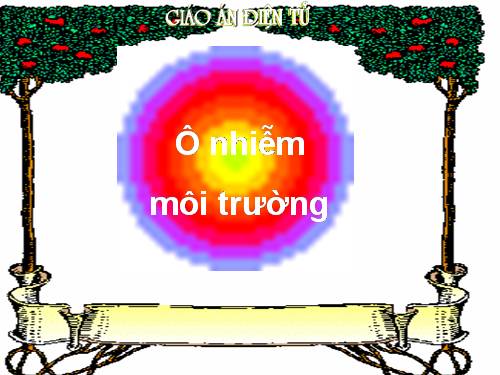 Bài 54. Ô nhiễm môi trường