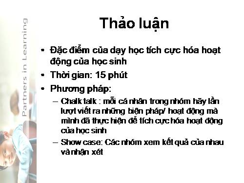 DẠY HỌC DỰ ÁN