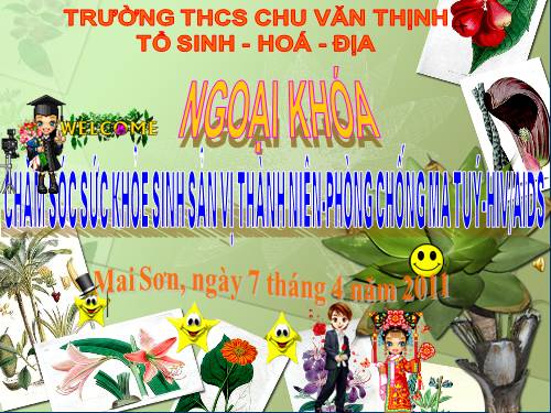 CHUYÊN ĐỀ SINH HỌC CHĂM SÓC SỨC KHỎE SSVTN