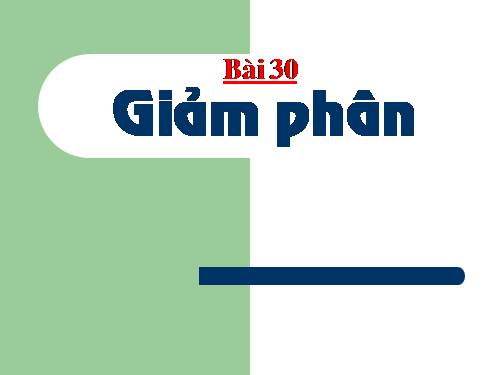 Bài 10. Giảm phân