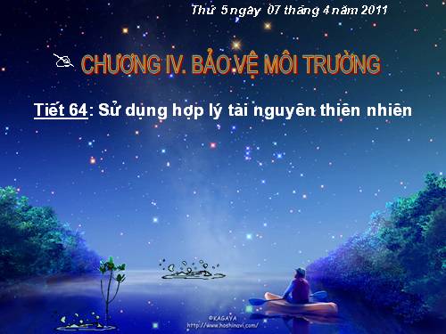 Bài 58. Sử dụng hợp lí tài nguyên thiên nhiên