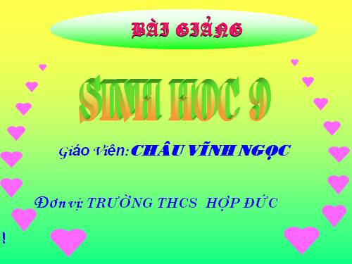 Bài 54. Ô nhiễm môi trường