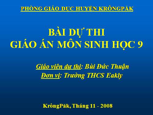 Bài 22. Đột biến cấu trúc nhiễm sắc thể