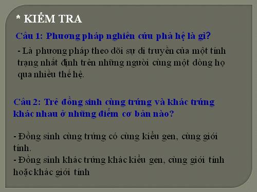 Bài 29. Bệnh và tật di truyền ở người