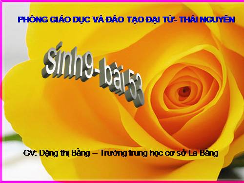 Bài 53. Tác động của con người đối với môi trường