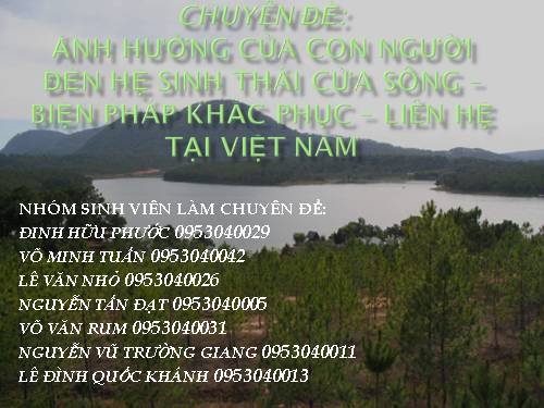Bài 51. Thực hành: Hệ sinh thái