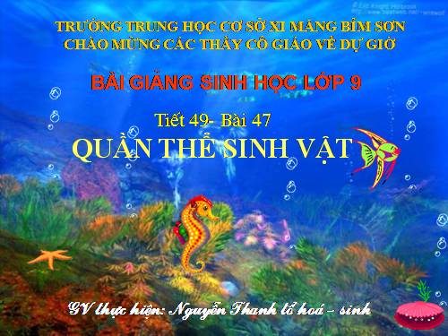 Bài 47. Quần thể sinh vật