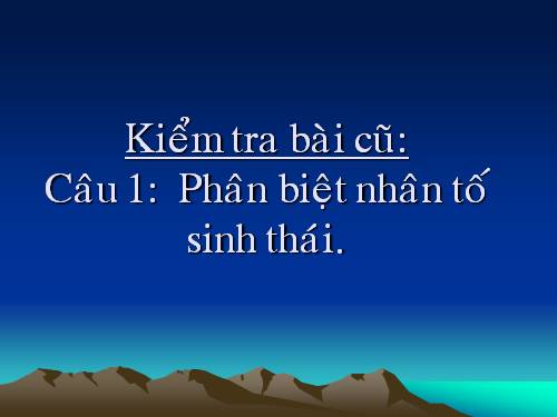 Bài 42. Ảnh hưởng của ánh sáng lên đời sống sinh vật