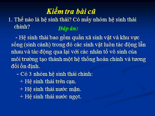 Bài 51. Thực hành: Hệ sinh thái