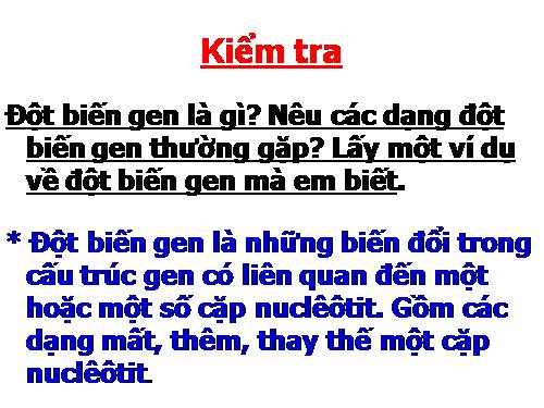 Bài 22. Đột biến cấu trúc nhiễm sắc thể