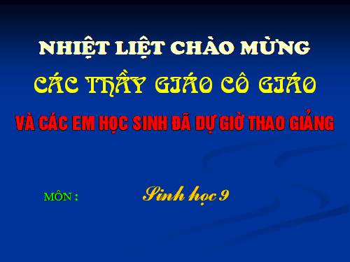 Bài 11. Phát sinh giao tử và thụ tinh