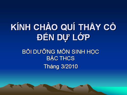 BAI CHUẨN KIẾN THỨC SINH HOC