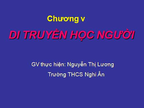 Bài 28. Phương pháp nghiên cứu di truyền người