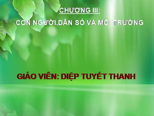 Bài 53. Tác động của con người đối với môi trường