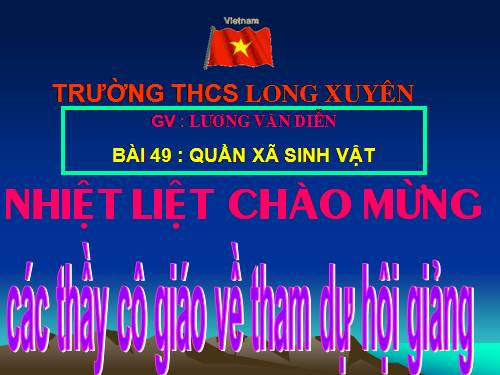 Bài 49. Quần xã sinh vật