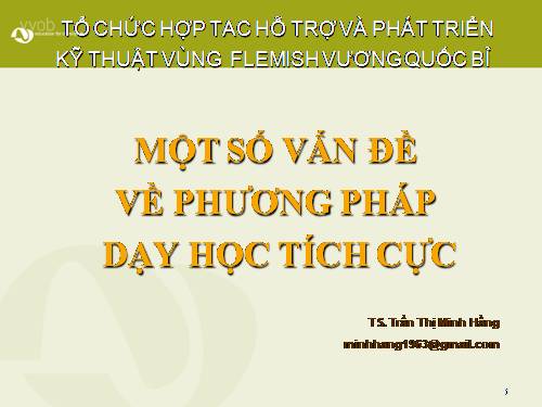 Dạy học sinh tích cực