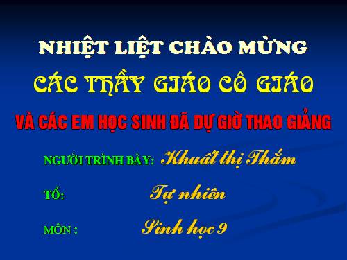 Bài 11. Phát sinh giao tử và thụ tinh