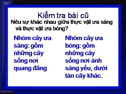 Bài 43. Ảnh hưởng của nhiệt độ và độ ẩm lên đời sống sinh vật