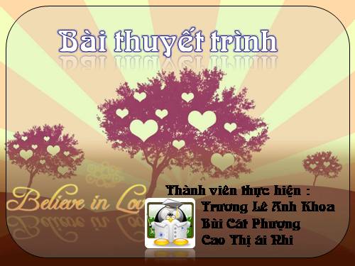 Sinh học 9 - Đề Tài : Môi Trường