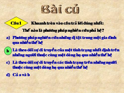 Bài 29. Bệnh và tật di truyền ở người