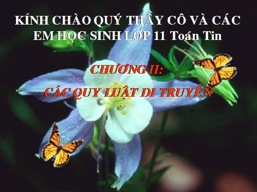 Bài 1. Menđen và Di truyền học