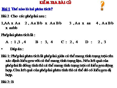 Bài 13. Di truyền liên kết