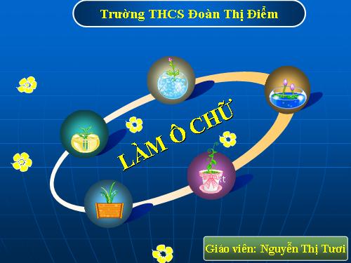 Phương pháp làm ô chữ đố vui hoặc để củng cố bài học...