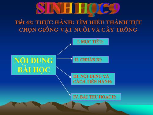 Bài 39. Thực hành: Tìm hiểu thành tựu chọn giống vật nuôi và cây trồng