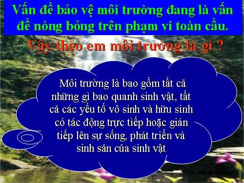 Bài 54. Ô nhiễm môi trường