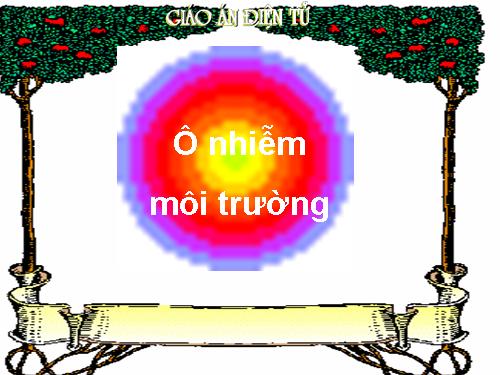 Bài 54. Ô nhiễm môi trường