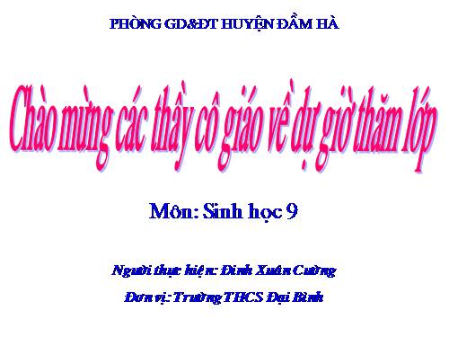 Bài 54. Ô nhiễm môi trường