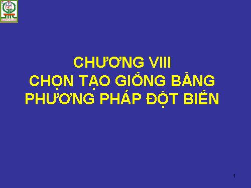 Đột biến tạo giống