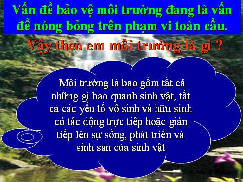 Bài 54. Ô nhiễm môi trường