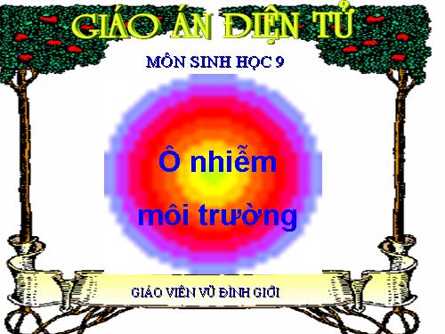 Bài 54. Ô nhiễm môi trường