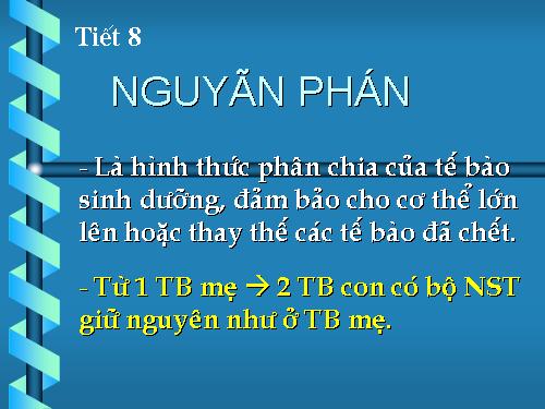 Bài 9. Nguyên phân