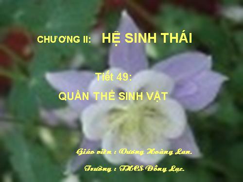 Bài 47. Quần thể sinh vật