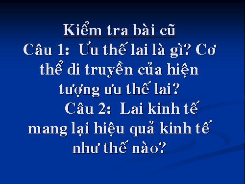 Bài 36. Các phương pháp chọn lọc