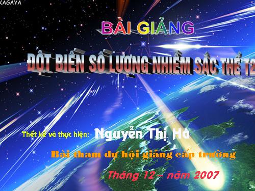 Bài 24. Đột biến số lượng nhiễm sắc thể (tiếp theo)