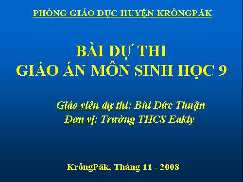 Bài 22. Đột biến cấu trúc nhiễm sắc thể