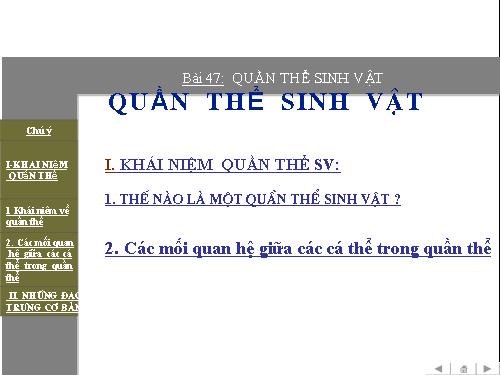 Bài 47. Quần thể sinh vật