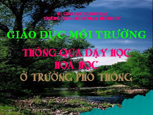 Moi truong 2