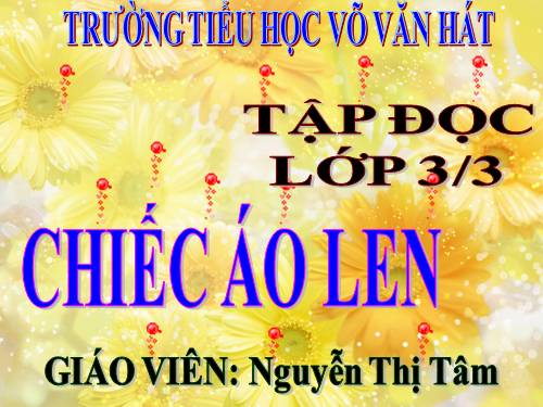 Tuần 3. Chiếc áo len