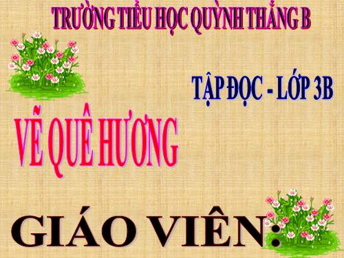 Tuần 11. Vẽ quê hương