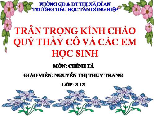 Tuần 30. Nhớ-viết: Một mái nhà chung