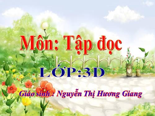 Tuần 29. Buổi học thể dục