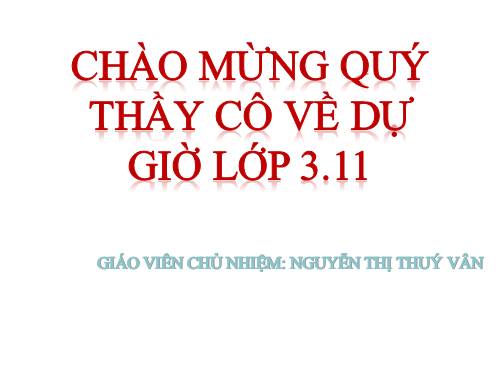 Tuần 8. Tiếng ru