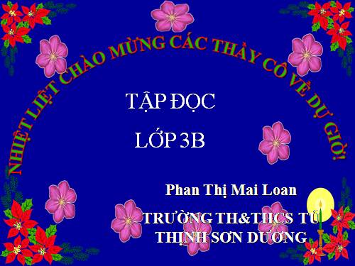 Tuần 10. Thư gửi bà