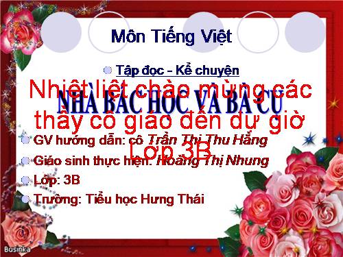 Tuần 22. Nhà bác học và bà cụ