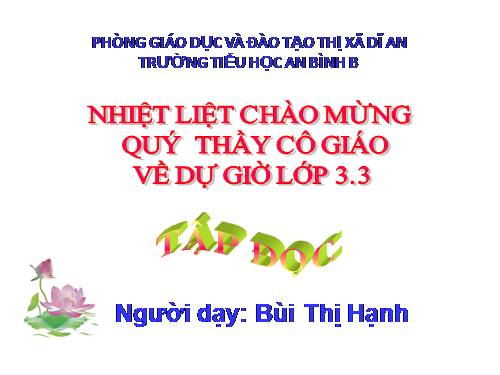 Tuần 8. Tiếng ru